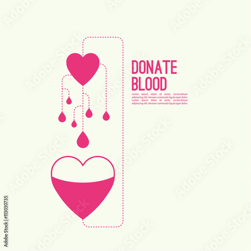 Abstract background with heart