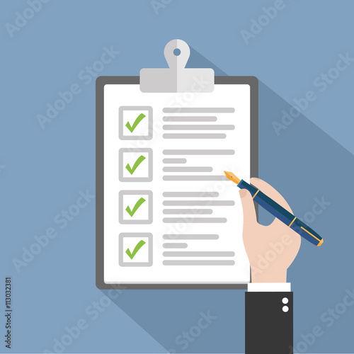 Checklist clipboard