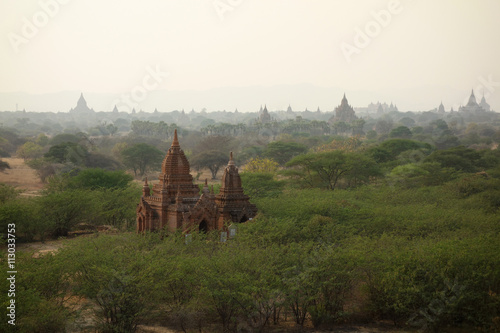 View over Bagan  Myanmar