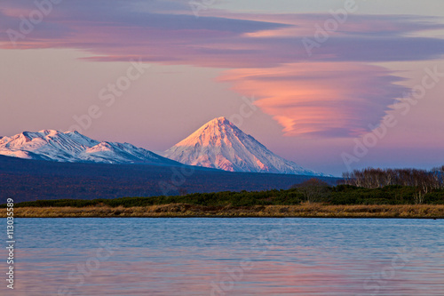 Lenticular cloud in Kamchatka