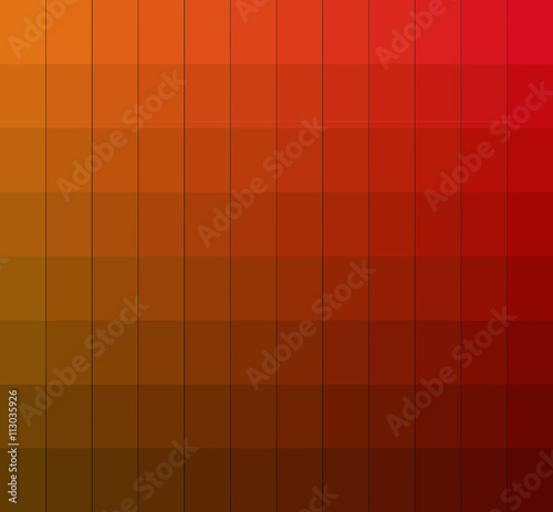 Shades of colors chart.Color box. Vector pantone illustration.