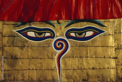 Swayambhunath Stupa, (the Monkey Temple), Kathmandu, Nepal