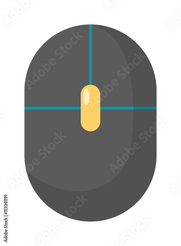 Computer mouse icon vector