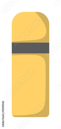 Refrigerator flat vector illustration.