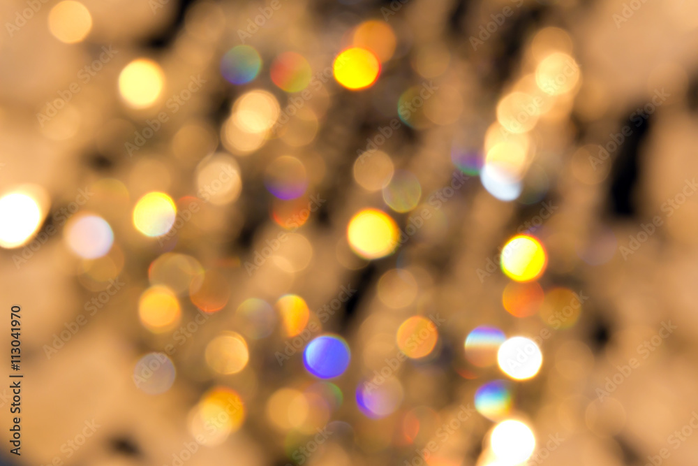 Blurred reflections of the light Blurred reflections of the light