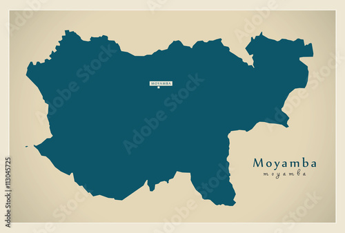 Modern Map - Moyamba SL