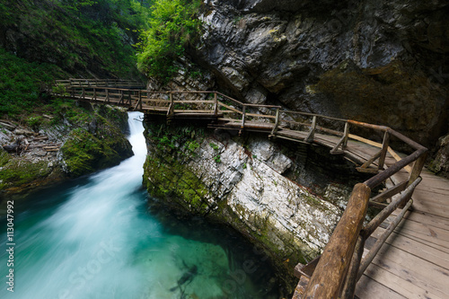 Vintgar gorge in Slovenia