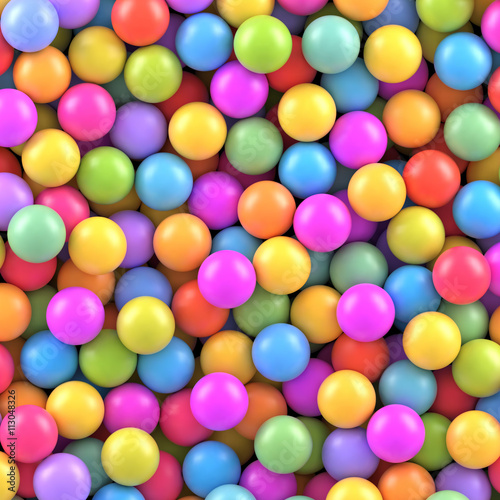 Colorful balls background