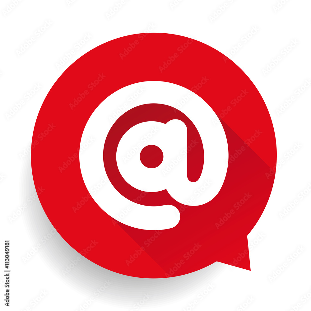 Email icon button vector Email icon button vector
