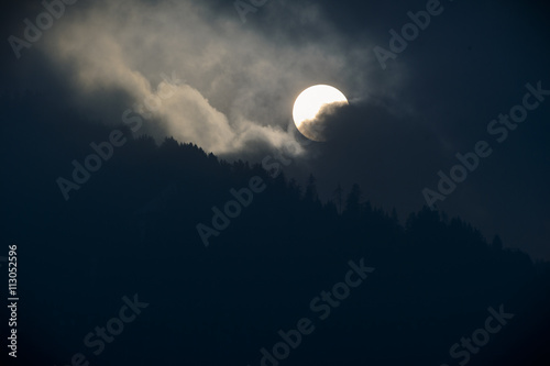 Halloween Himmel Sonnenfinternis Schrecken - moody sky 