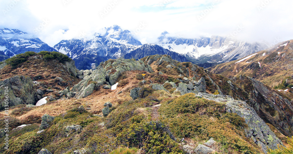 Wanderweg zum Gipfel (karnische Alpen) (02)