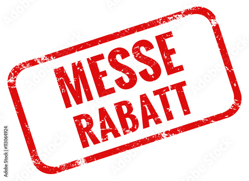 messe rabatt stempel rot 