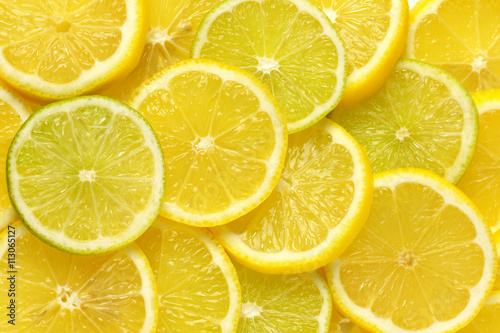 lemon and lime slices