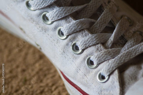 White Shoe Detail