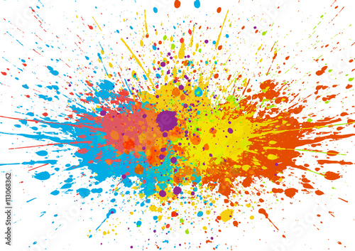 abstract splatter color background. illustration vector design