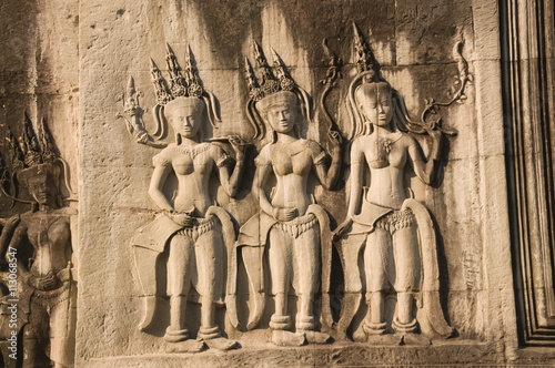 Angkor Wat temple, 12th century, Khmer, Angkor, Siem Reap, Cambodia