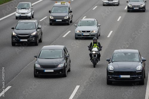 motorbike on highway