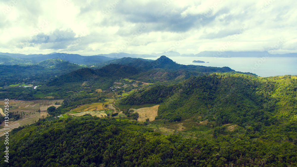 Photos landscape of the Philippine Islands aerial view