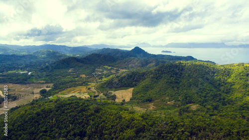 Photos landscape of the Philippine Islands aerial view