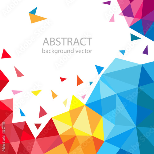 Abstract geometric vector background. for your text.