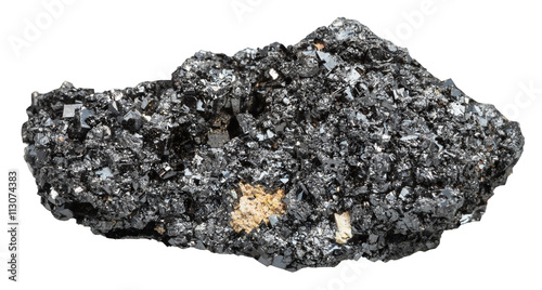 Photos little cryslals of Perovskite mineral isolated