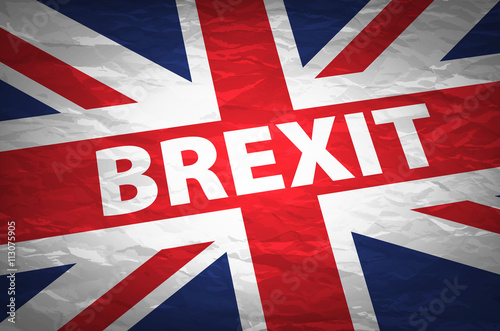 United Kingdom exit from europe relative image. Brexit named politic process. Referendum theme