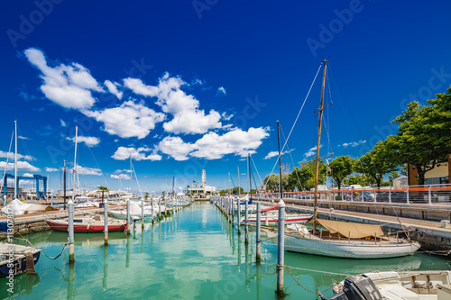 pier with buildings and boats