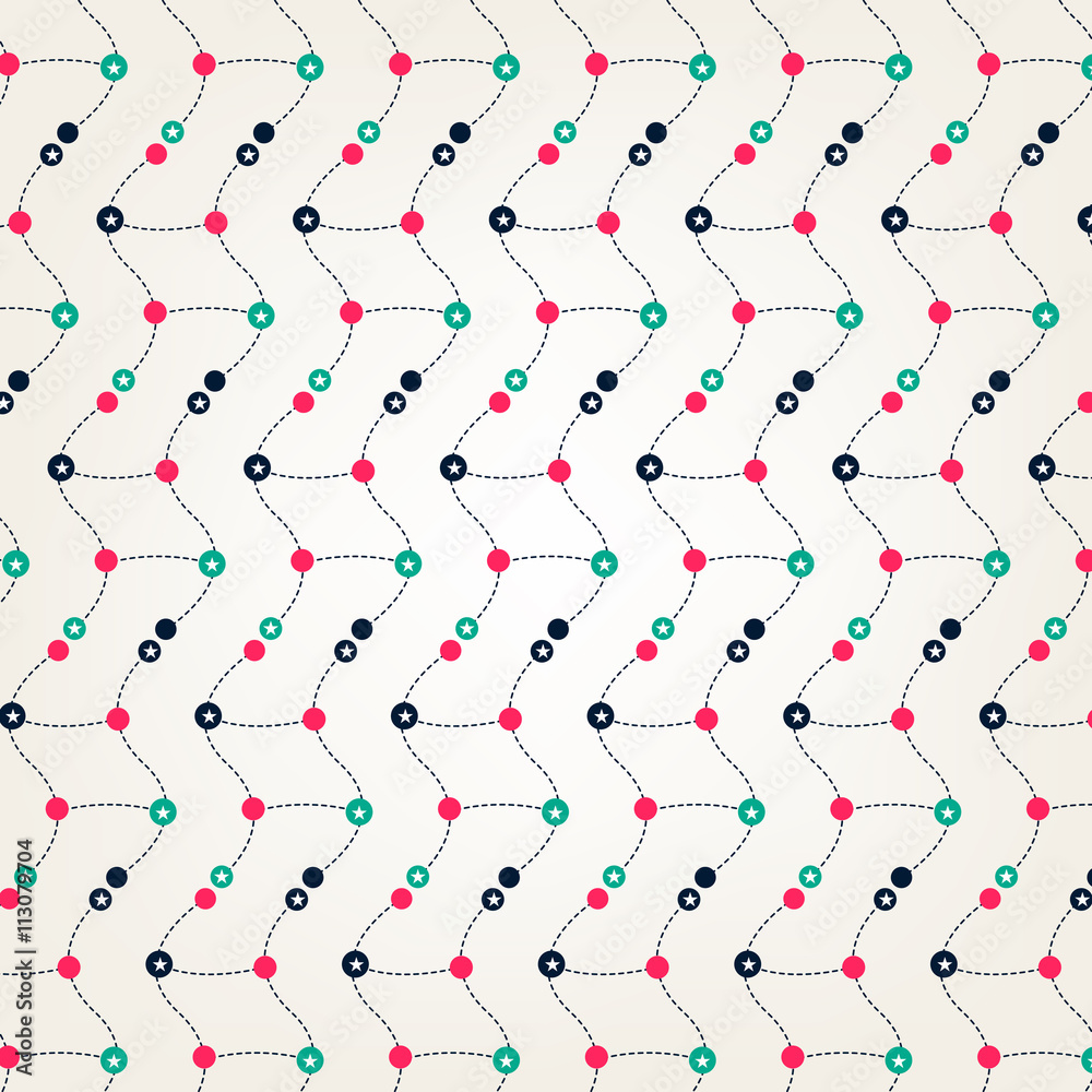line dot abstract design with pattern