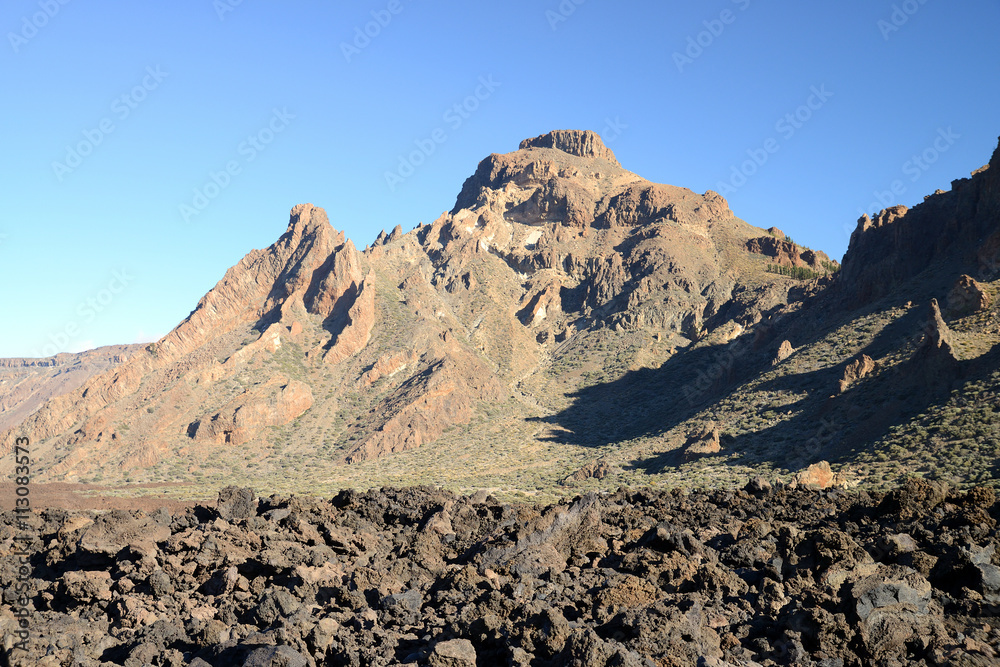 Teide at sunset, Parque Nacional del Teide, Tenerife, Canary Islands, Spain