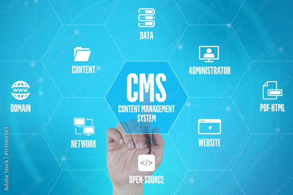 CMS TECHNOLOGY COMMUNICATION TOUCHSCREEN FUTURISTIC CONCEPT