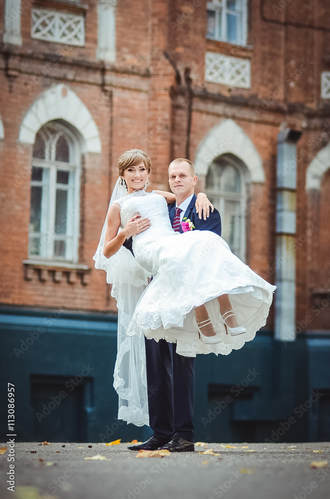 Beautiful wedding couple is enjoying wedding Beautiful wedding couple is enjoying wedding