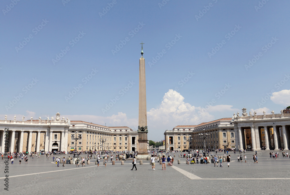 St. Peters Square  in front of St. Peters Basalica
