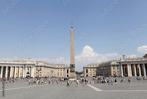 St. Peters Square  in front of St. Peters Basalica photo