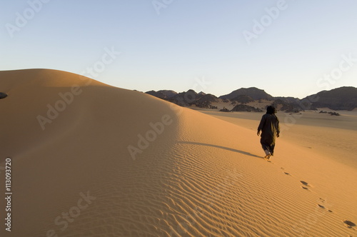 Tuareg, Akakus, Sahara desert, Fezzan, Libya
