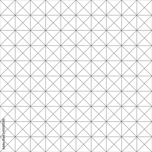 Abstract black white geometric mosaic background