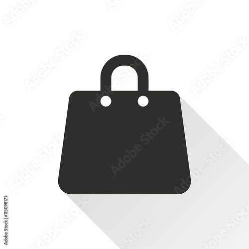 Shopping bag - vector icon.