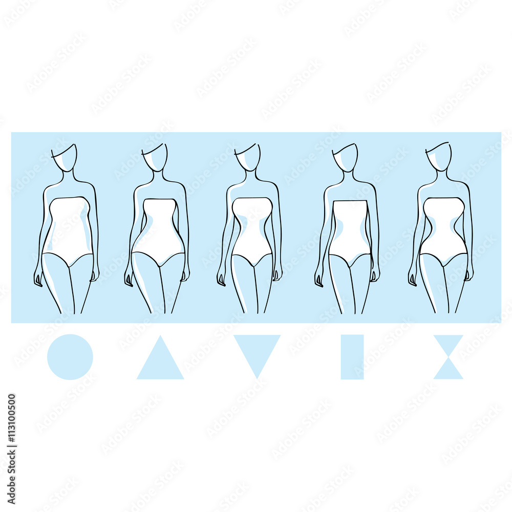 Rectangle Body Shape: Over 1,260 Royalty-Free Licensable Stock Vectors &  Vector Art