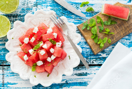 Watermelon And Feta Salad
