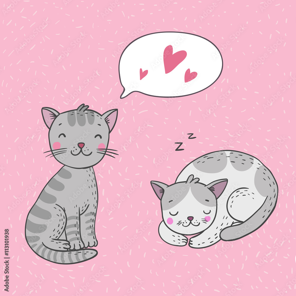Cute cartoon cats Cute cartoon cats