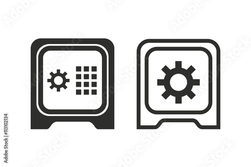 Safe - vector icon.