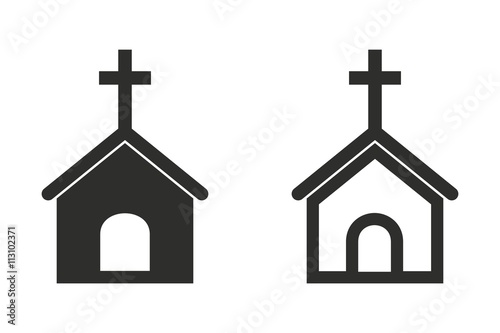 Church - vector icon.