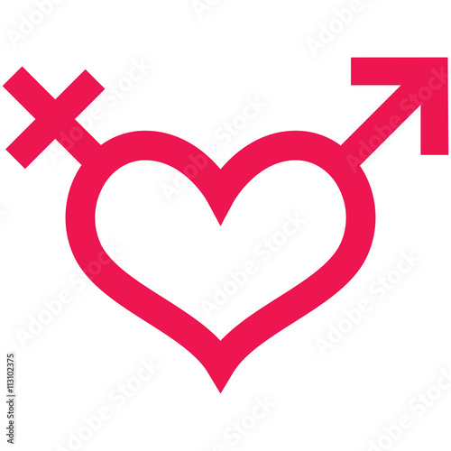Love and sex icon
