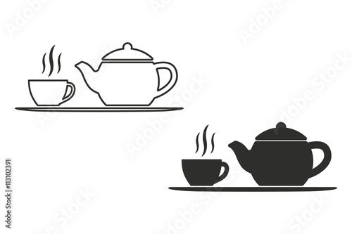 Tea - vector icon.