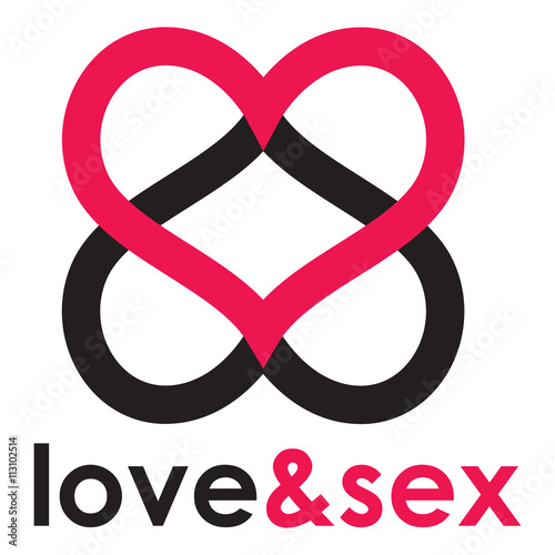 Sex shop logo heart