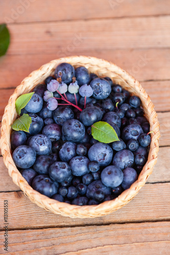 fresh blueberries