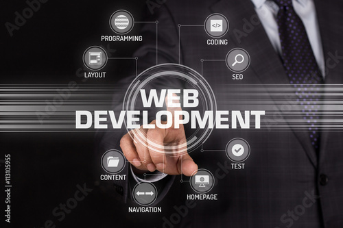 WEB DEVELOPMENT TECHNOLOGY COMMUNICATION TOUCHSCREEN FUTURISTIC