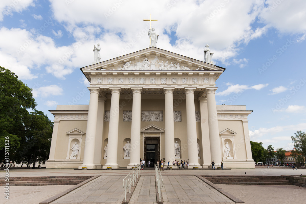 St. Stanislaus Cathedral in Vilnius, Lithuania.The Cathedral of Vilnius is the main Roman Catholic Cathedral of Lithuania.