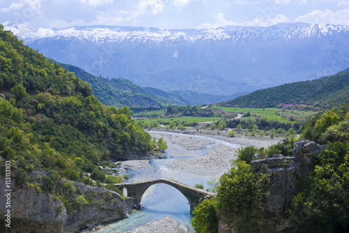 Roman bridge of Benja, Albania photo