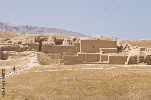 The ruins of the Parthian fortress, Nissa, Turkmenistan photo