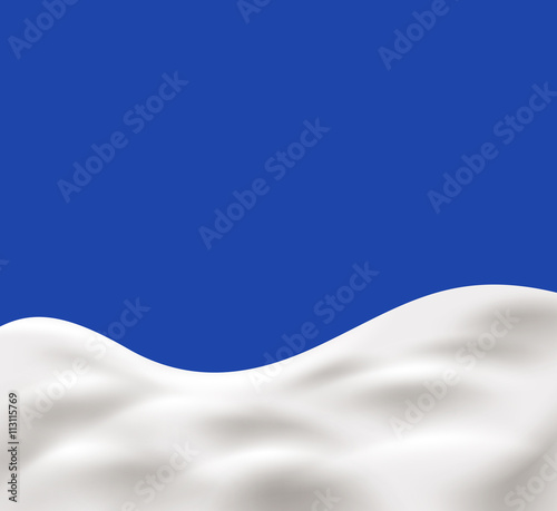 milk splash on blue background